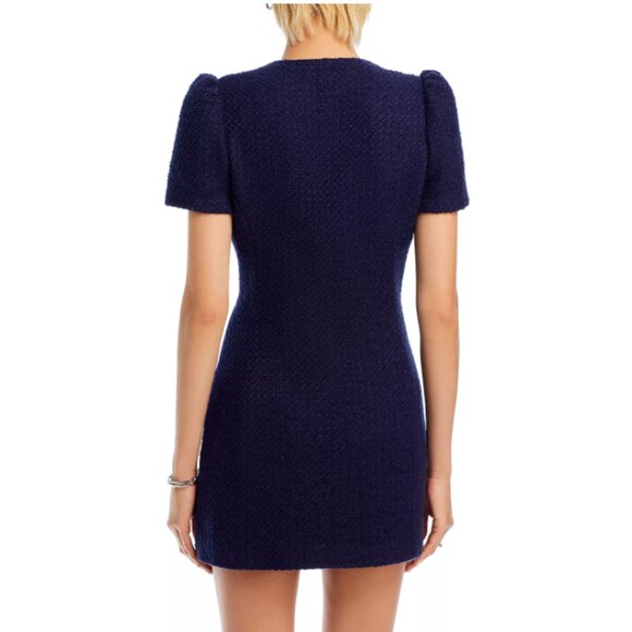 $128 AQUA Tweed Dress -100% Bloomingdales  Exclusive - Picture 3 of 9